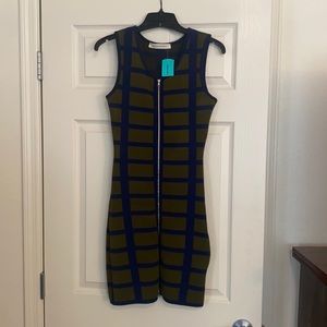 Americana knit green and blue dress size M